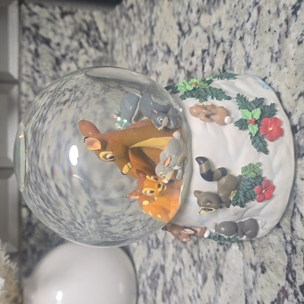Disney Bambi Snow Globe with Forest Friends - Picture 3 of 8